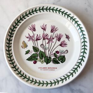 Vintage Portmeirion Botanic Garden Ivy Leaved Cyclamen Bread/Dessert Plate 7.25"